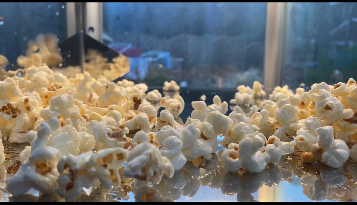 Frisch gemachtes Popcorn