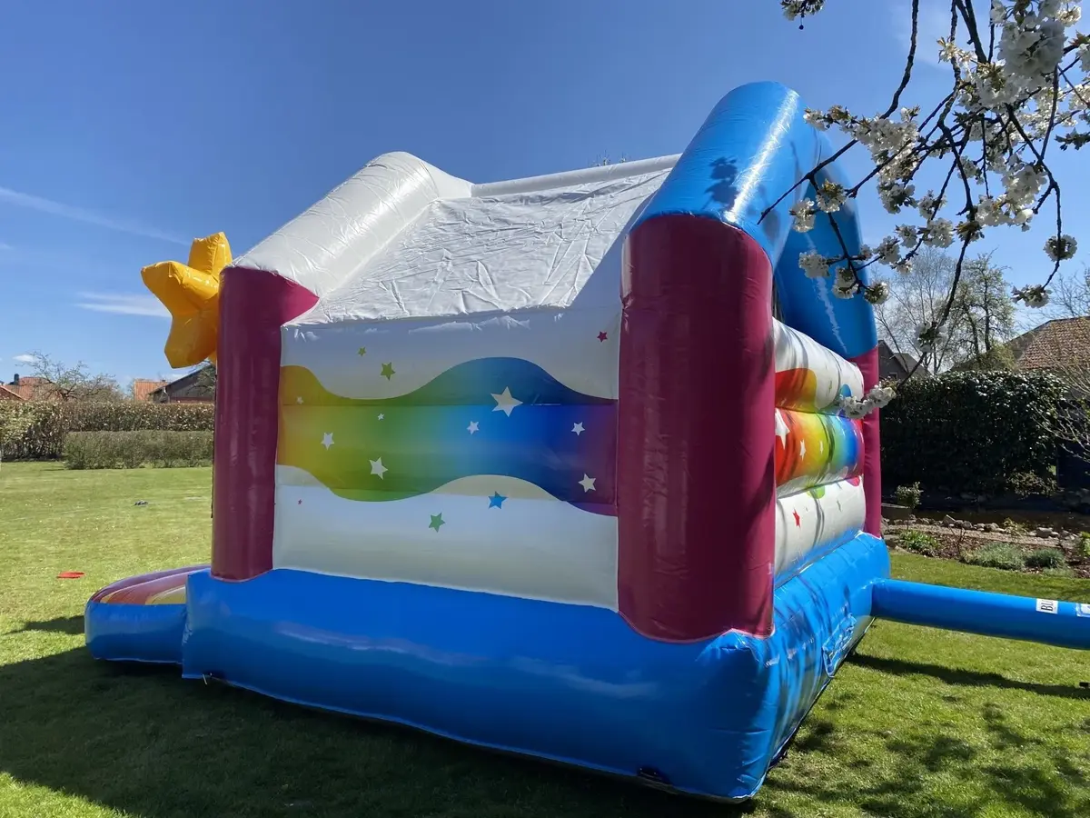 Einhorn Mini Huepfburg Außen Seite